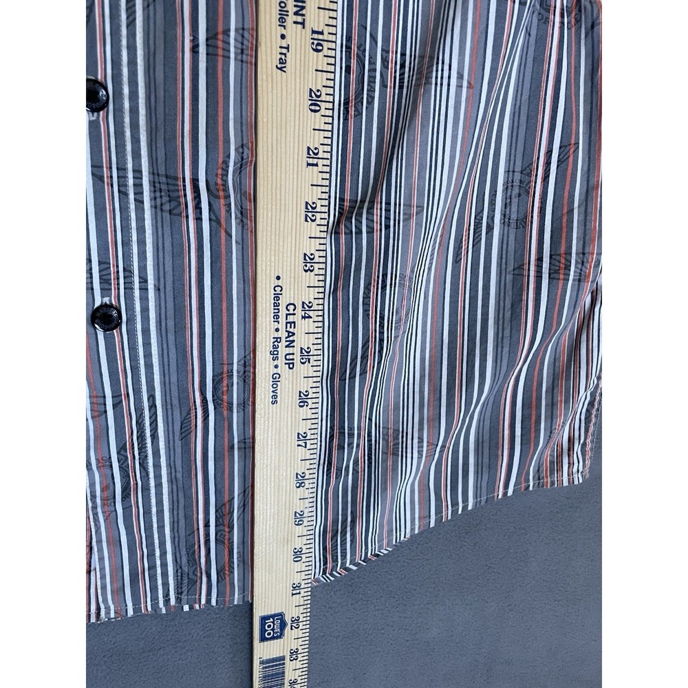 Harley Davidson Mens Button Up Shirt Size M Medium Short Sleeve Oem - Picture 6 of 8
